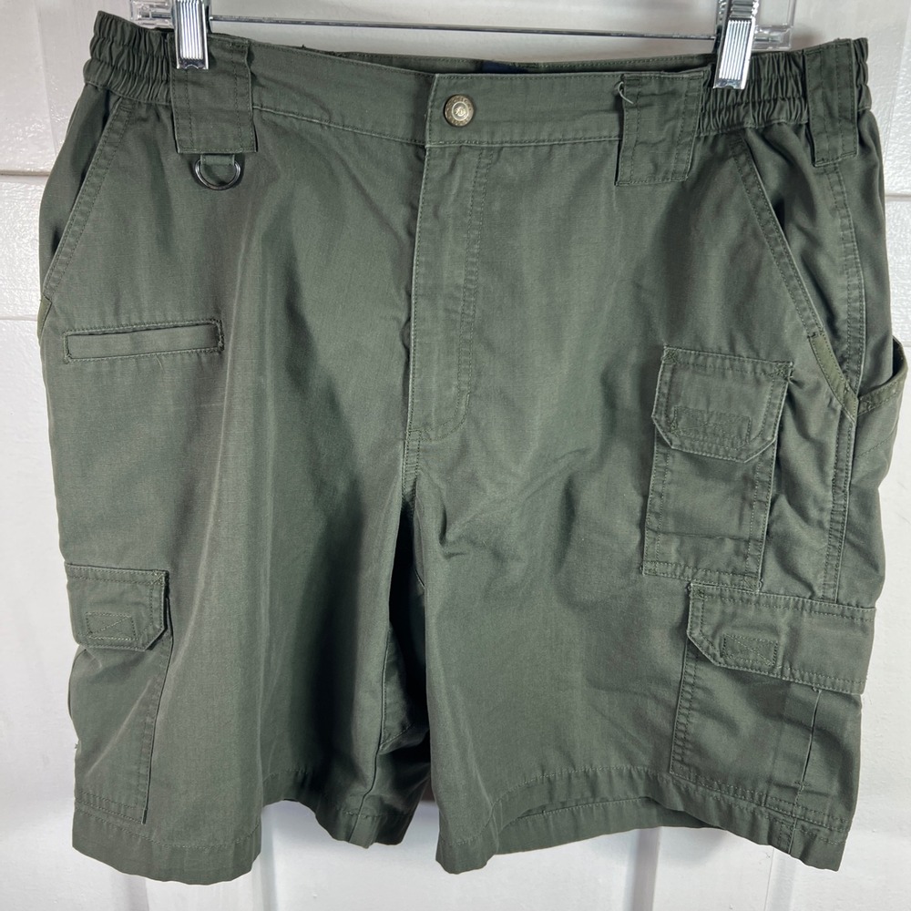 5.11 Tactical Series Men 36 Green Ripstop Cargo Shorts 73287 Utility Hiking